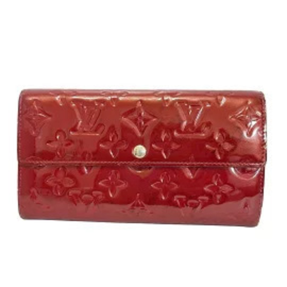 LOUIS VUITTON Portefeuille Sarah Long Wallet Pomme d Amour Leather